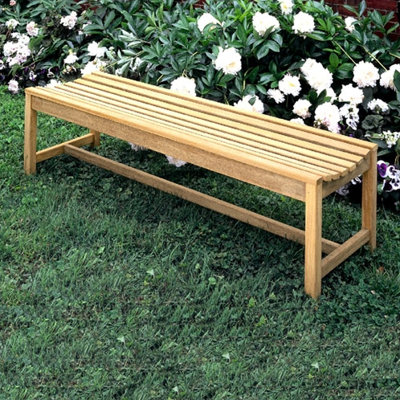 Myler Outdoor Teak Dining Bench