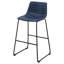 Ensemble de 2 tabourets de bar rembourrés en cuir Tor Lawrence-118757463