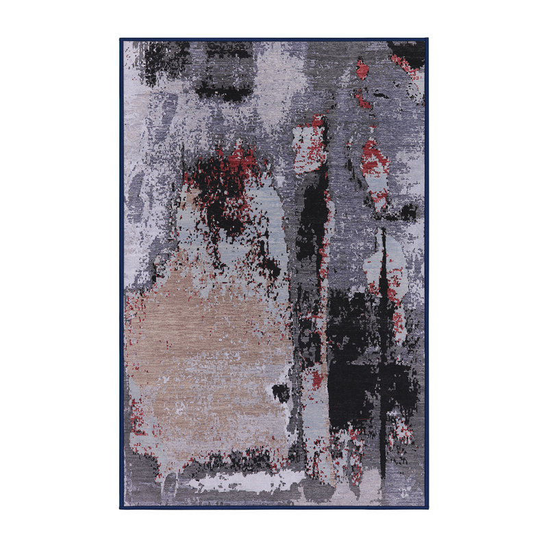 Abstract Indoor Rug, Rectangle 2' x 3'