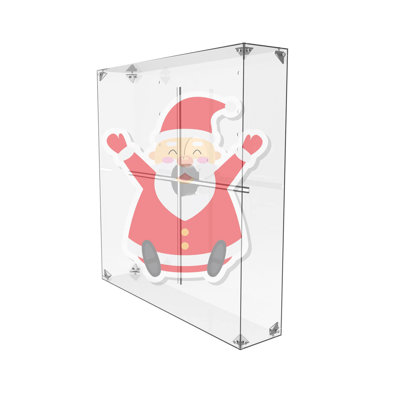 Missyou 3D Hologram Fan Protector for Collectibles Assembly Clear Acrylic Box Replacement Glass Box for Holographic Projection (22 Inch Universal)