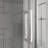 Pivot Shower Doors, Frameless Bi-Fold Swing Shower Door,1/4" (6Mm) Clear Tempered Glass, Finish Hardware, Reversible Installation