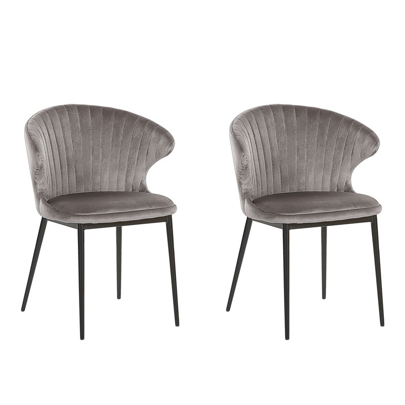Glasper Upholstered Dining Chair, Grey
