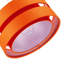 13 cm H Drum Fabric Lamp Shade ( Slip-On ) in Orange