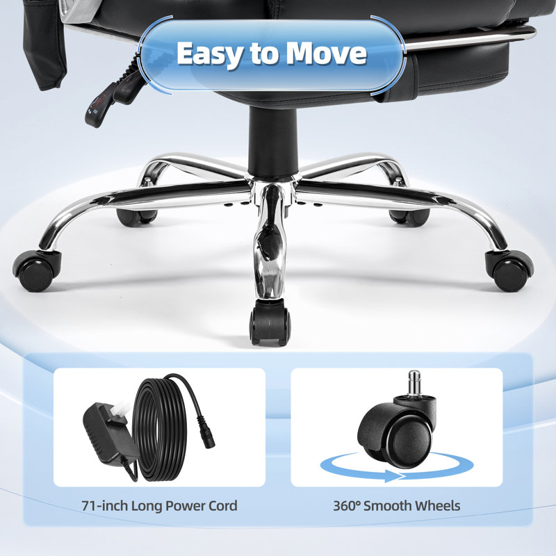 Tamarik Cotton Executive Chair, Black