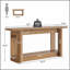 Console à 2 niveaux | Table d'entrée | Table de canapé avec rangement | Idée de cadeau-1420043986