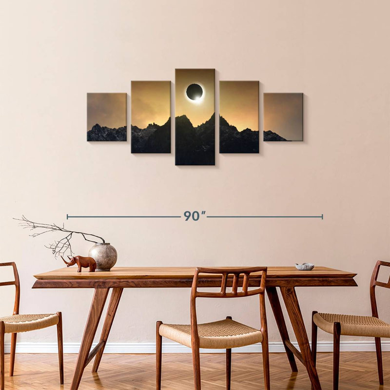 Spectacular Solar Eclipse, 34" H x 74" W