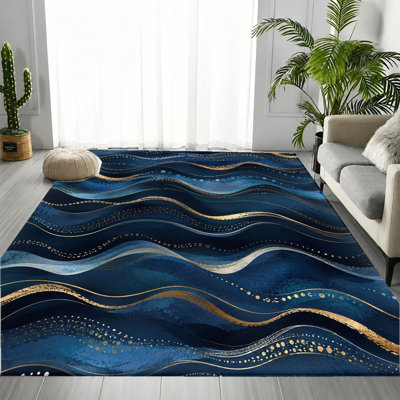 Tapis Marble Wave Abstract