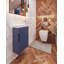 Adeodato 400mm Single Bathroom Vanity with Drop In Solid Surface Basin