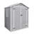 6 Ft. X 4.5 Ft. Resin Outdoor Storage Shed with Floor and Window