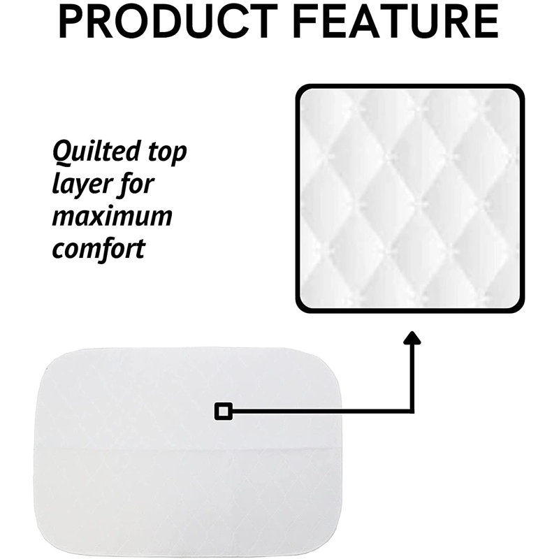 Extra Large White Washable Dog Pee Pads Pack of 3