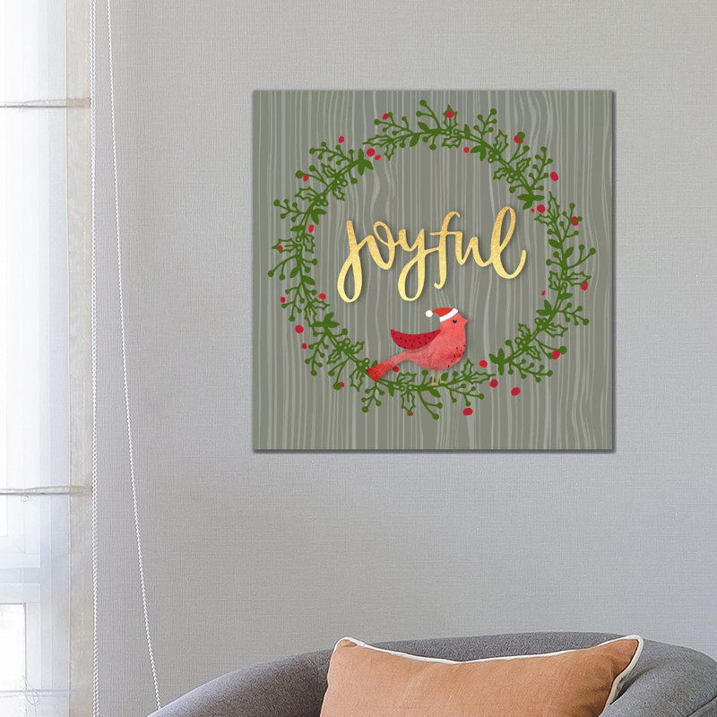 Joyful by Linda Birtel - Wrapped Canvas Gallery-Wrapped Canvas Giclée, 66.04 cm H x 66.04 cm W x 3.175 cm D