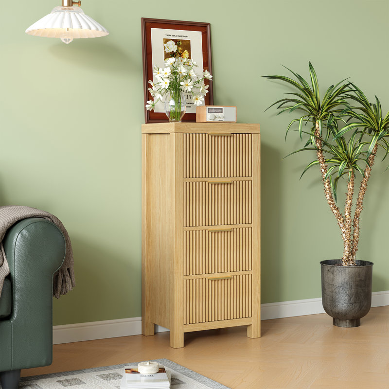 15.75'' W 4 - Drawer Dresser, Natural