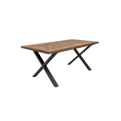 Metal Base Dining Table