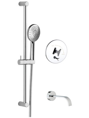 Système de douche thermostatique complet Spring