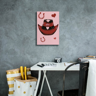 «Cowgirl Hat» par Dean Russo, art mural sur toile