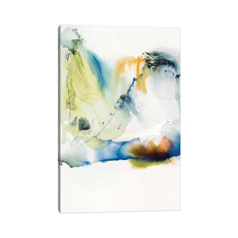Abstract Terrain I by Sisa Jasper - Wrapped Canvas Painting, 20.32 cm H x 30.48 cm W