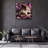 Stunning Decorative Tempered Glass Painting, 19.7 x 19.7 Inches | 100% Tempered Glass, Thickness: 0.16 Inches | UV Printing for Vibrant Colors | Perfect for Home Décor, Living Room or Office Wall Art