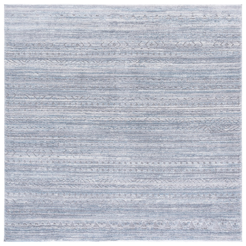Northport Performance Abstract Rug, Square 6'7"