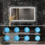 Smart LED Bathroom Mirror with Adjustable Colour Temperature, Dimmable, Defogging-908525870