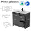 Meuble-lavabo 36 po Modern-934068422