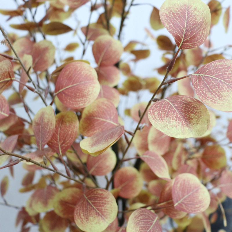 Arbre d'eucalyptus artificiel avec des feuilles de soie réalistes pour le salon