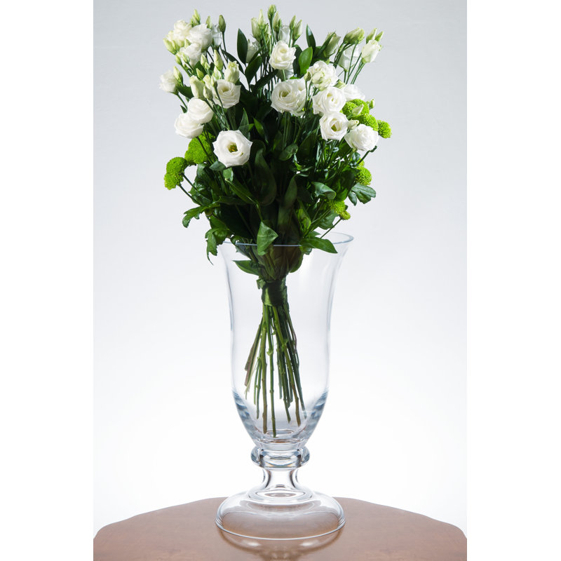 Luminous Glass Table Vase, 22" H x 8.5" W x 8.5" D