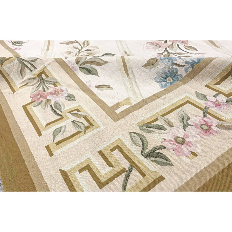 Wool Floral Area Rug