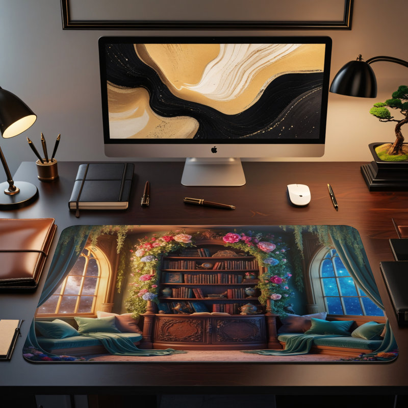 Polyester Desk Pad, 23.6x13.8