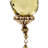 9" Long Acrylic Drop W/Polyester Tassel Hanging Ornaments - Set of 12-100693144