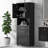 Tall Bathroom Storage Cabinet With Laundry Basket-571482311