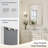 Rectangle Bathroom Vanity Mirror with Aluminum Frame and Tempered Glass-106891923-95979834