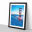 Mist over the Golden Gate Bridge - Picture Frame Graphic Art Print-55733535-55733536