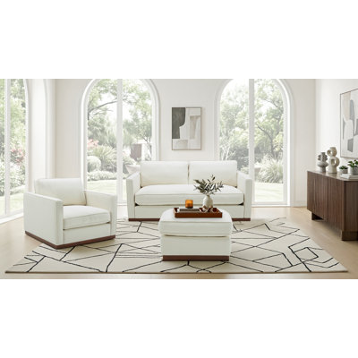 Bobbi 3 Piece Upholstered Living Room Set