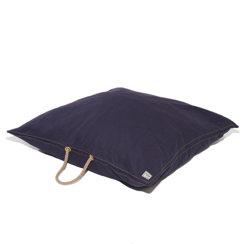Lit pour chien Found My Animal, toile cirée bleu marine - moyen, L 30 po x l 30 po, Marine