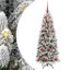 Artificial Christmas Tree with 150 LEDs White-235014595-235014596