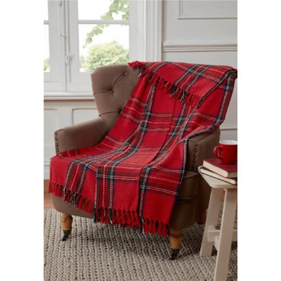Tatro Ombre Blanket with Fringe