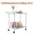 Metal Mesh Cart With Wheels-100843036