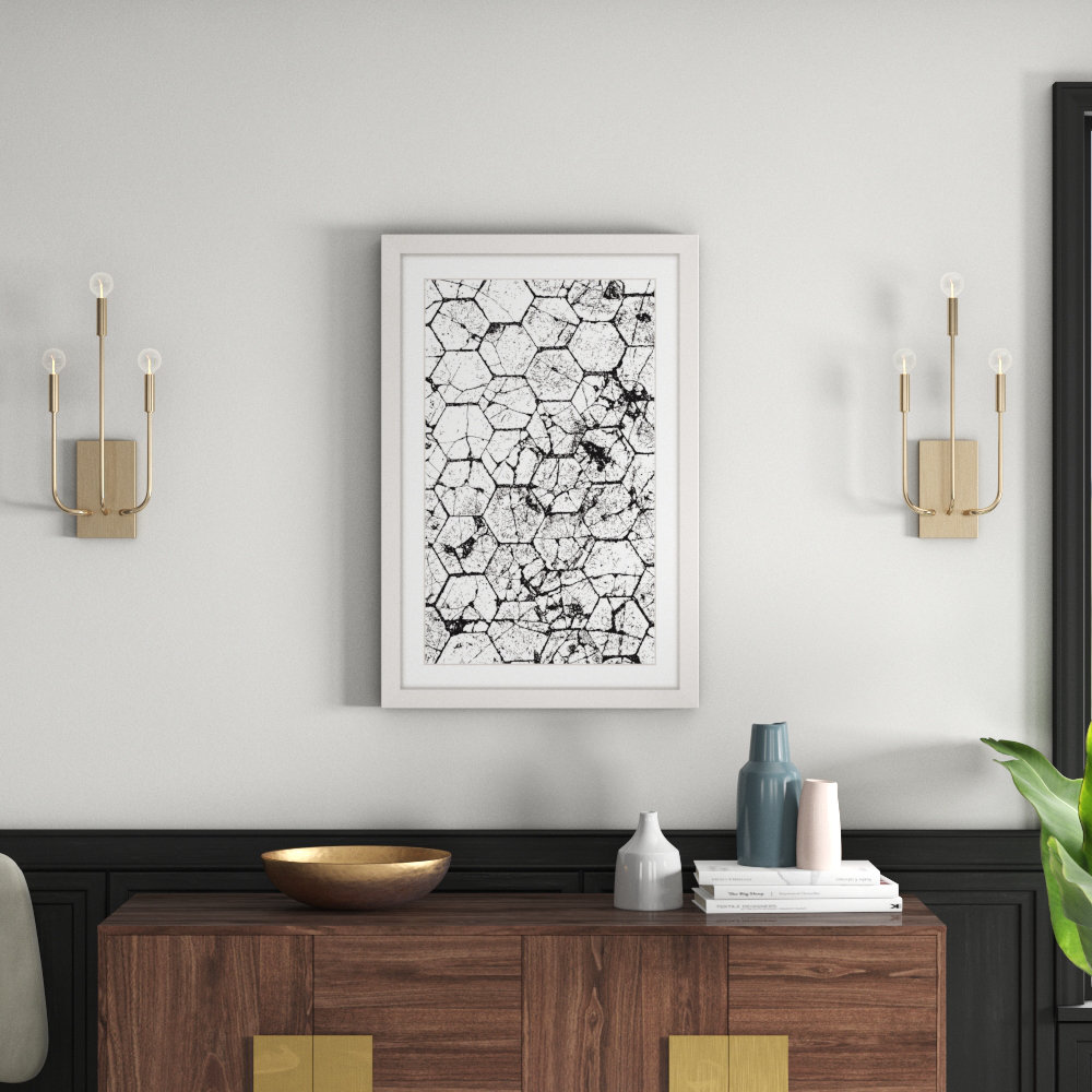 Honeycombs Framed Graphic Art