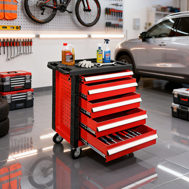 30.5" W 5-Drawer Combination Set With Wheels