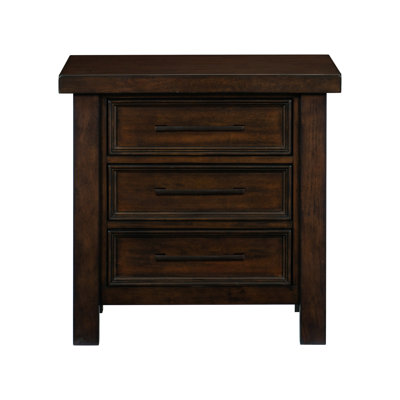 Table de chevet 3 tiroirs Mango