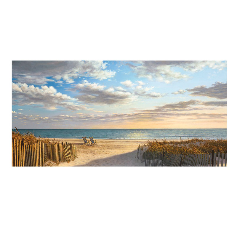 Murale l 8 pi x l 45 po sunset beach Steffen