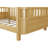 Queen Size Daybed with Removable Rails for Kids, Transition Style Floor Bed with Removable Guardrails Convertible Montessori Bed for Boys Girls, Easy Assembly and Multi-Functional, Natural-1159953223-1164367724