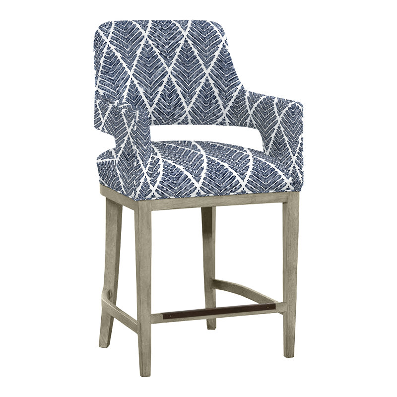 Tabouret de bar et de comptoir Josie, Amande chamois, Perigold Emmeline Lapis