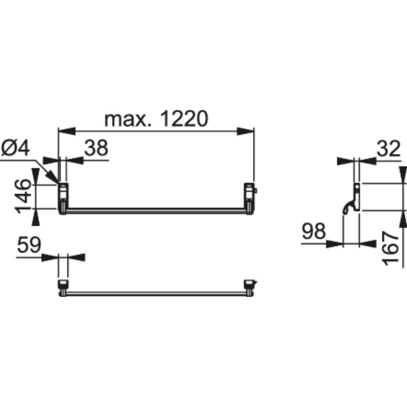 Access Flush Latch, Silver
