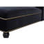 Chaise longue avec velours, pieds en bois massif, pour une assise en velours élégante et confortable, accoudoir à droite, lecture relaxante