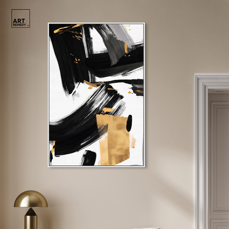 Art Remède, toile raffinée, H 46 po x l 31 po, Cadre flottant blanc