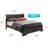 Elegant Black Full Storage Bed
