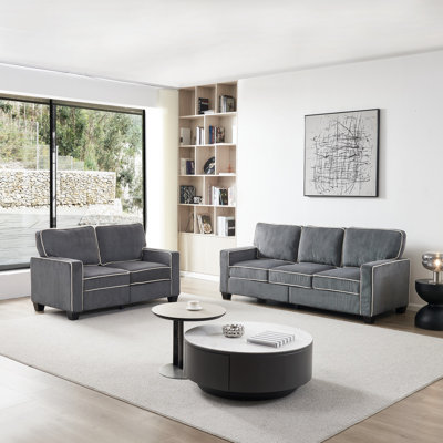Living Room Sofa set 2+3 with Storage Corduroy