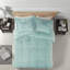 Cozy Shaggy Faux Fur Bedding Sets, Polyester Comforter With Modern Style For Home