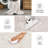 Vintage Machine Washable Area Rug Soft Non Slip Thin Floor Carpet, Low Pile Non Shedding Rug, Stain Resistant Printed Rug for Bedroom Living Room-666800484